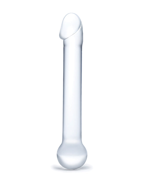 Glas Realistic Head Glass Dildo 7in - Clear