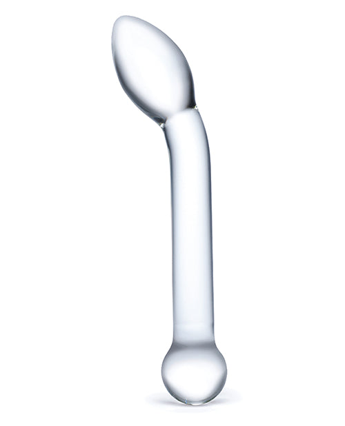 Glas Slimline G-Spot Glass Dildo 8in - Clear