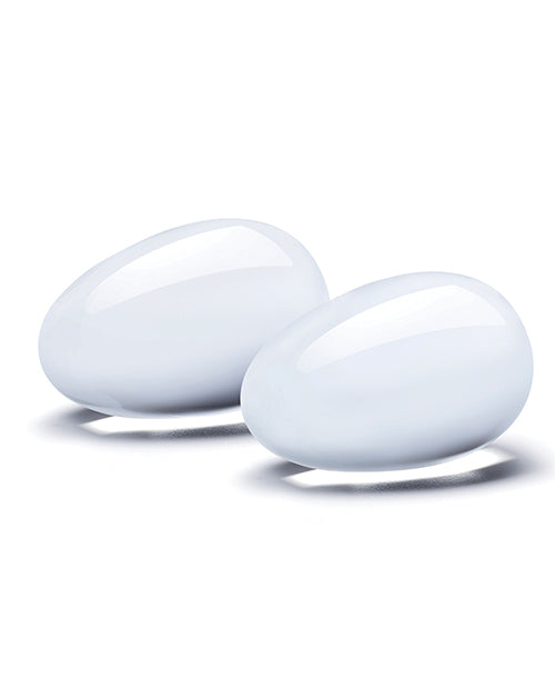 Glas Yoni Eggs (2 piece) - Clear