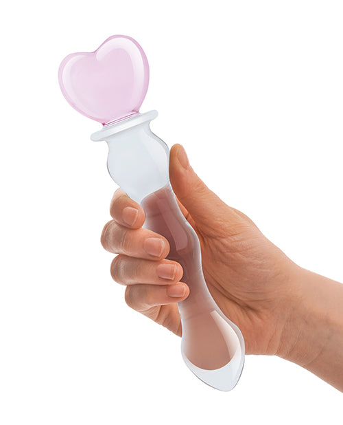 Glas Sweetheart Dildo - Clear/Pink