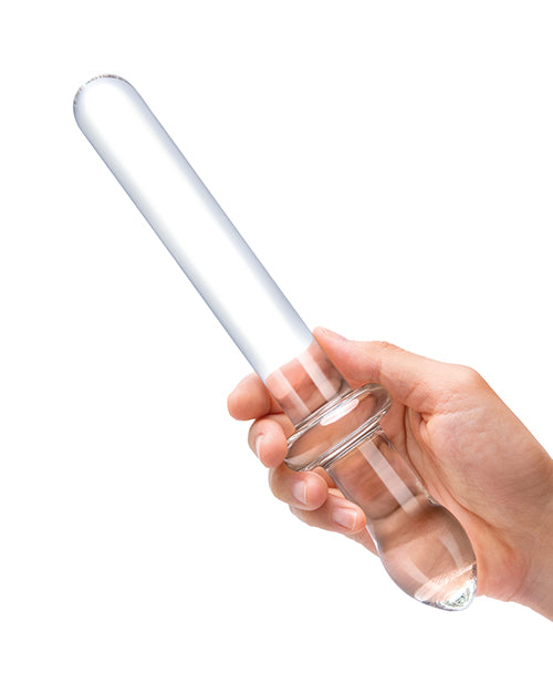 Glas Classic Smooth Dual-Ended Dildo 9.25in - Clear