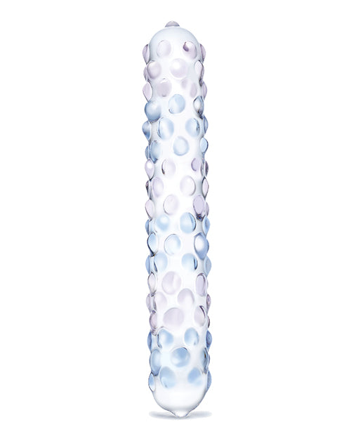 Glas Purple Rose Nubby Dildo - Purple
