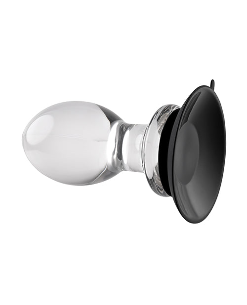 Gender X Crystal Ball Glass Plug - Clear