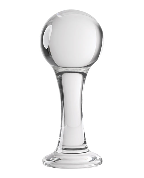 Gender X The Baller Glass Anal Plug - Clear