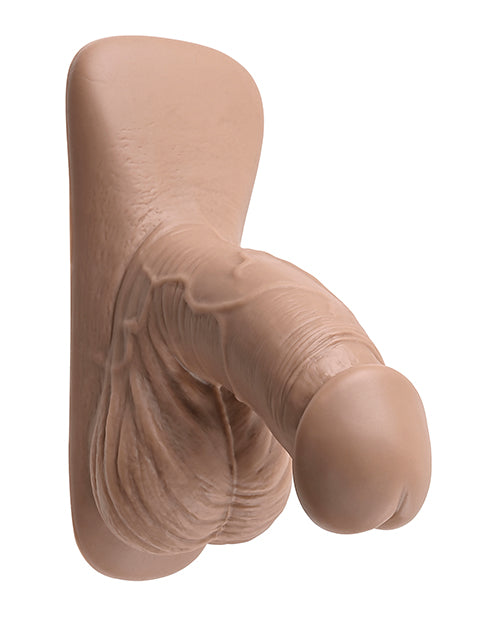 Gender X Silicone Packer Dildo 4in - Caramel