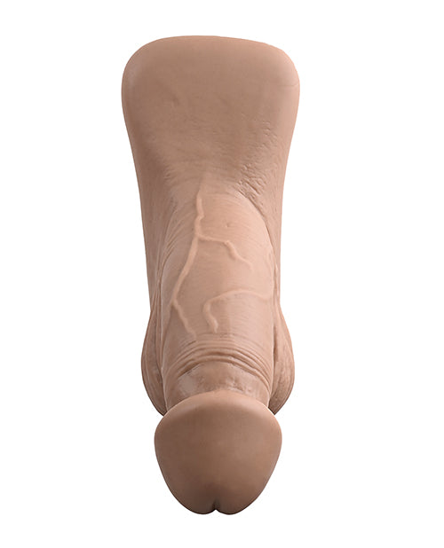 Gender X Silicone Packer Dildo 4in - Caramel
