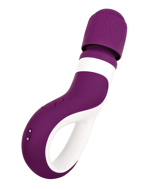 Gender X Handle It Rechargeable Silicone Wand Vibrator - Purple/White