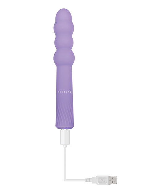 Gender X Bumpy Ride Rechargeable Silicone Vibrator - Purple