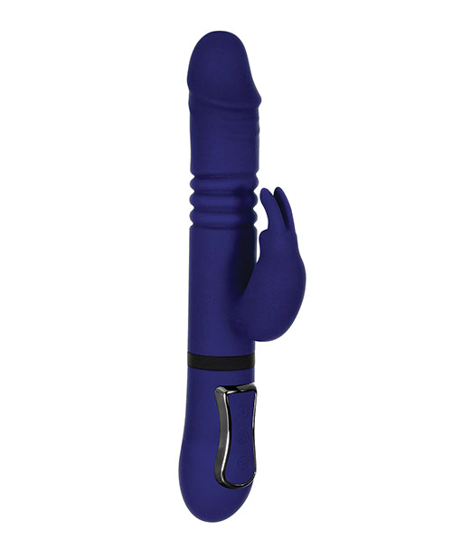 Gender X All In One Rechargeable Silicone Rabbit Vibrator - Purple