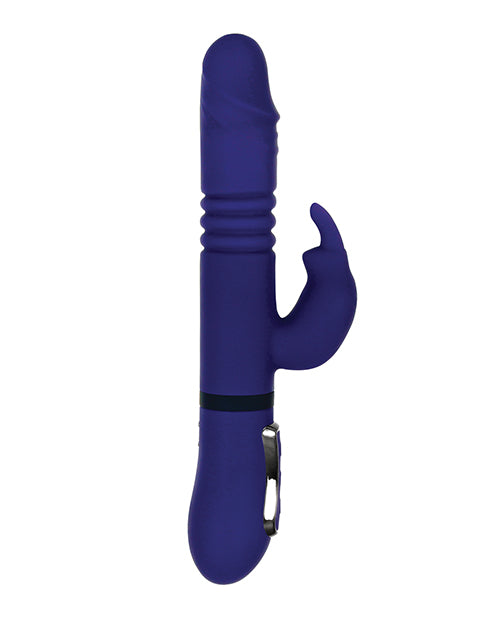 Gender X All In One Rechargeable Silicone Rabbit Vibrator - Purple