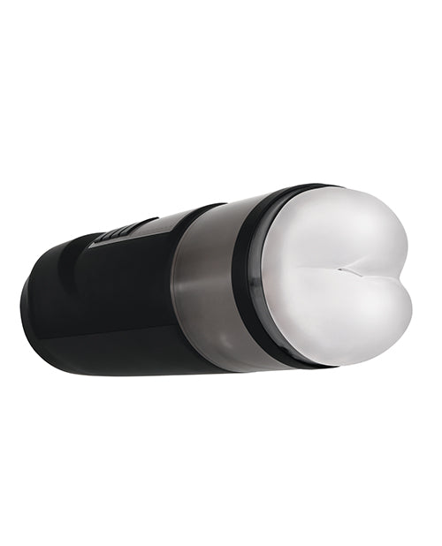Gender X Message In A Bottle Rechargeable Thrusting Spinning Stroker - Black/Clear