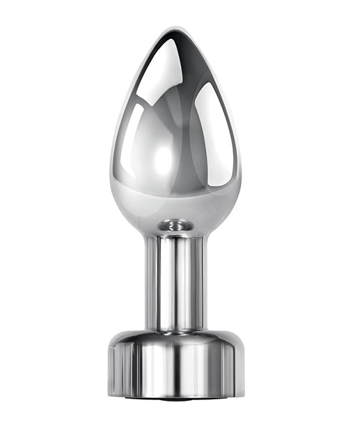 Gender X Rockin` Metal Plug Rechargeable Butt Plug - Silver