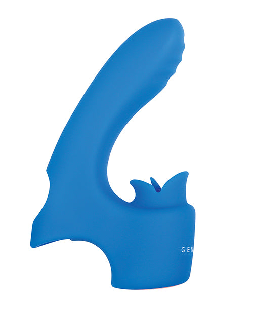 Gender X Flick It Rechargeable Silicone Vibrator - Blue