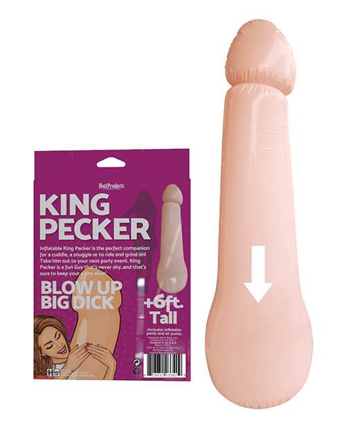 King Pecker Inflatable 5ft - Vanilla