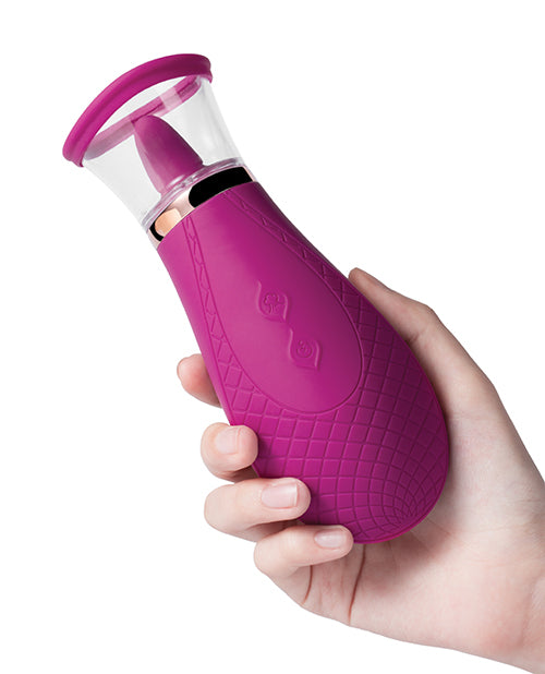 Scioness Sucking and Licking Clitoral Stimulator - Purple