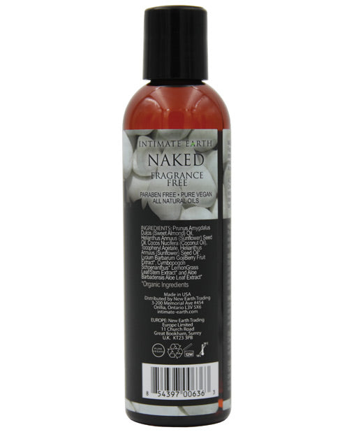 Intimate Earth Naked Aromatherapy Massage Oil Fragrance Free 4oz