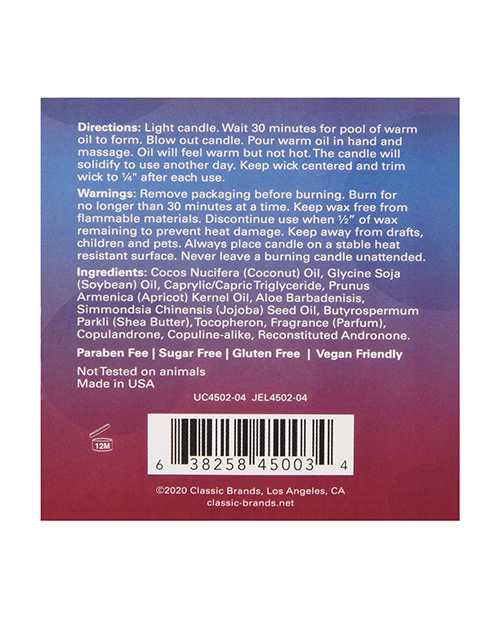 Jelique Massage Candle Pheromone Get Laid Passion Fruit 4oz