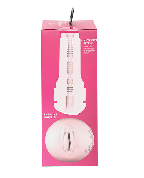 Kiiroo Feel Nicolette Shea Stroker Interactive Masturbator - Pussy - Black/Vanilla