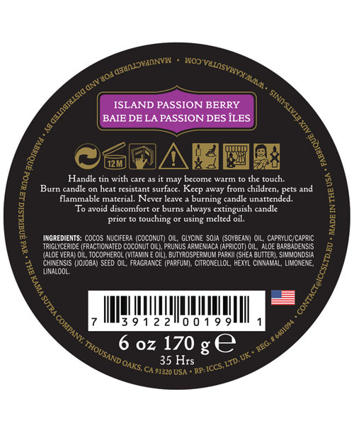 Kama Sutra Ignite Massage Candle Island Passion 6oz