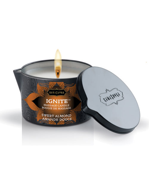 Kama Sutra Ignite Massage Candle Sweet Almond 6oz
