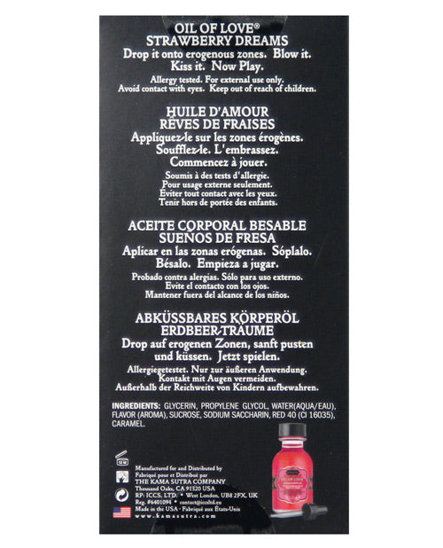 Kama Sutra Oil Of Love Strawberry Dreams .75oz