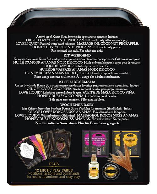 Kama Sutra Weekender Kit Coconut Pineapple