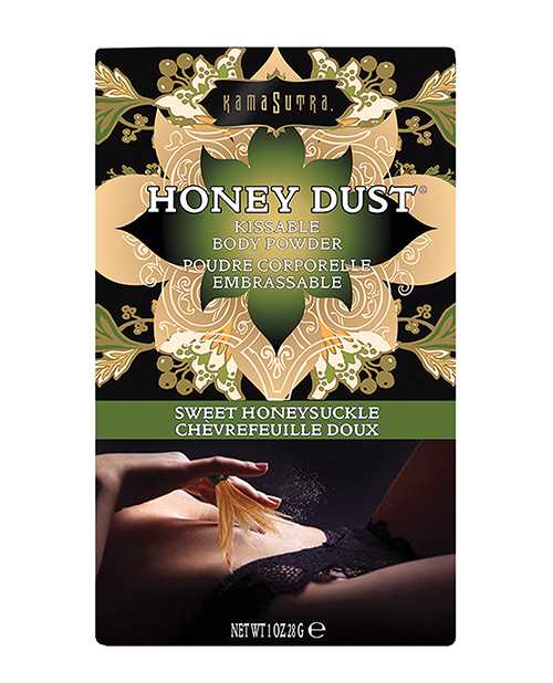 Kama Sutra Honey Dust Kissable Body Powder Sweet Honeysuckle 1oz