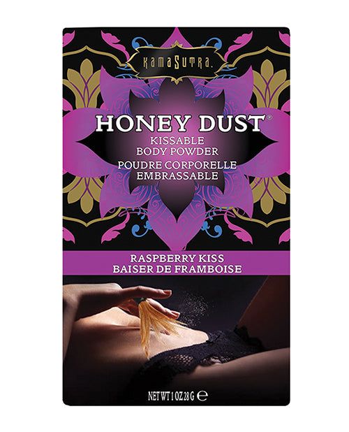 Kama Sutra Honey Dust Kissable Body Powder Raspberry Kiss 1oz