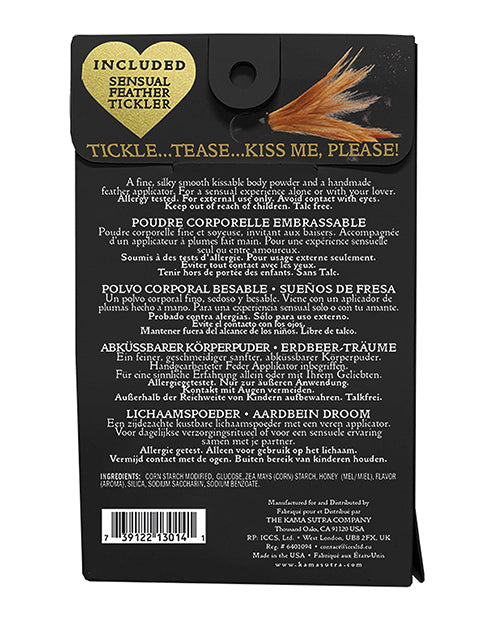 Kama Sutra Honey Dust Kissable Body Powder Tropical Mango 1oz