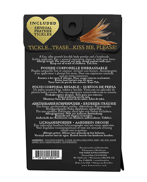 Kama Sutra Honey Dust Kissable Body Powder Vanilla Creme 1oz