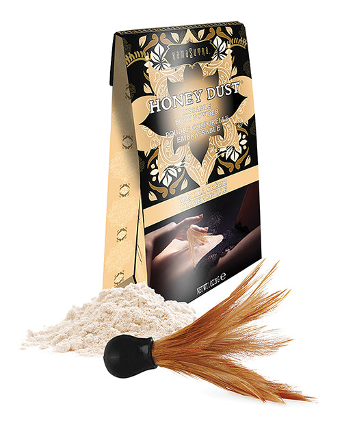 Kama Sutra Honey Dust Kissable Body Powder Vanilla Creme 1oz