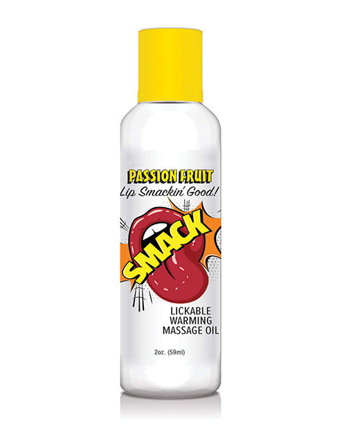Smack Warming Massage Oil - 2 oz Peach