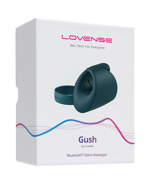 Lovense Gush App Compatible Handsfree Silicone Masturbator - Green