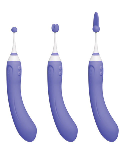 Lovense Hyphy App Compatible Silicone Dual End Vibrator - Purple