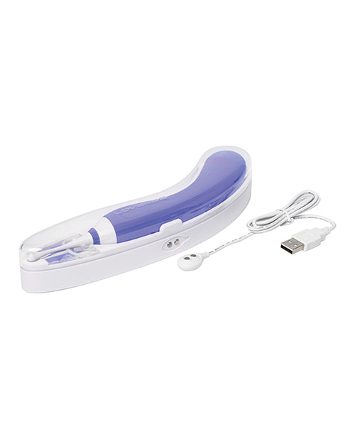 Lovense Hyphy App Compatible Silicone Dual End Vibrator - Purple