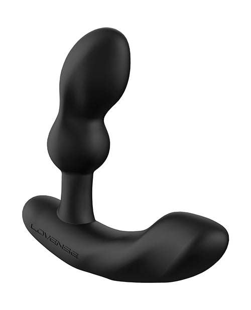 Lovense Edge 2 Silicone Prostate Massager with Remote Control - Black