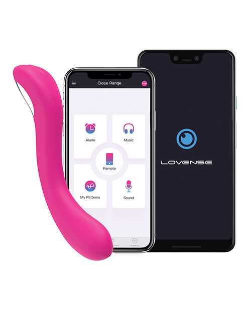 Lovense OSCI 2 App Compatible Rechargeable G-Spot Vibrator - Pink