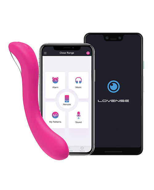 Lovense OSCI 2 App Compatible Rechargeable G-Spot Vibrator - Pink