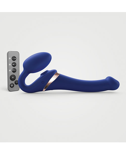 Strap on Me Multi Orgasm Bendable Strapless Strap on Small - Night Blue