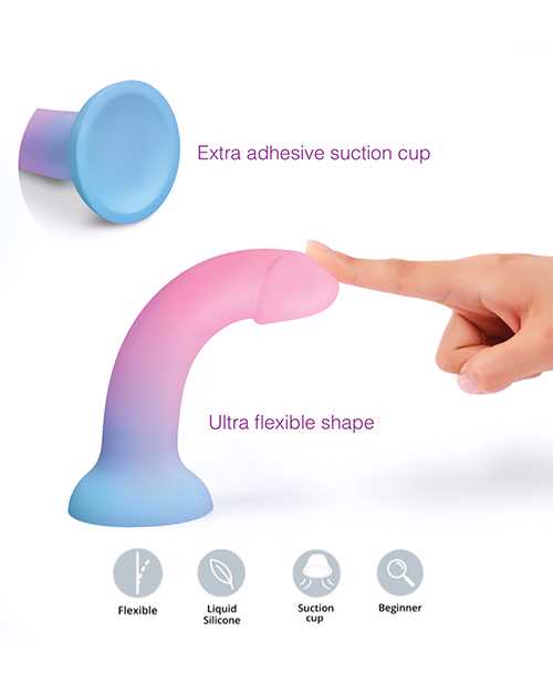 Dildolls Utopia Silicone Dildo - Multicolor