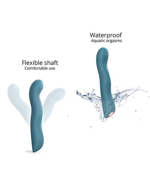 Swap Rechargeable Silicone Vibrator - Teal Me