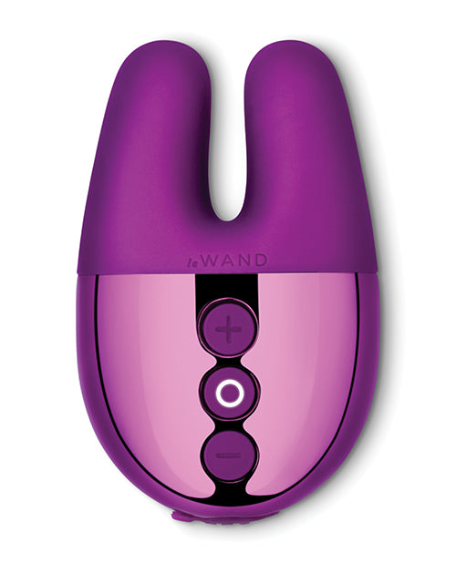 Le Wand Double Vibe Rechargeable Silicone Vibrator - Cherry