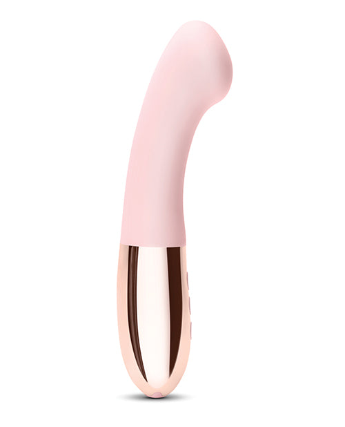 Le Wand Gee Rechargeable Silicone G-Spot Vibrator- Rose Gold