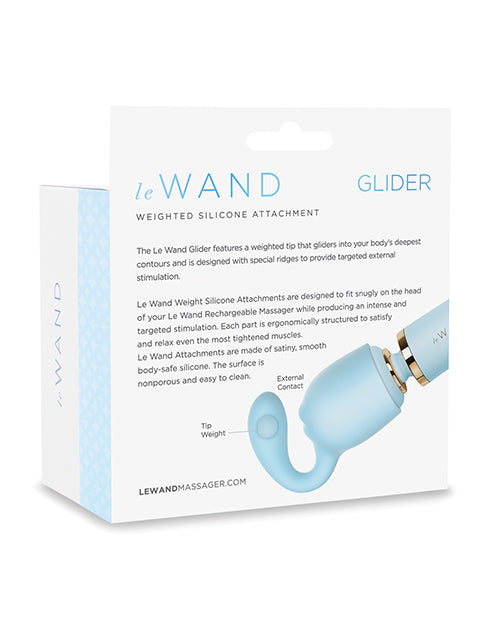 Le Wand Glider Weighted Silicone Attachment - Blue