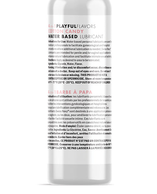 Swiss Navy 4 In 1 Flavored Lubricant 1oz - Cotton Candy