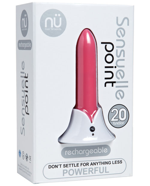 Nu Sensuelle Point Rechargeable Silicone Bullet - Pink