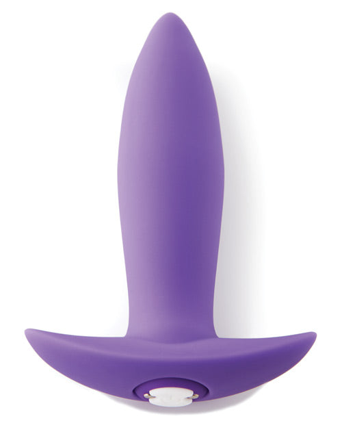 Nu Sensuelle Mini-Plug Rechargeable Silicone Vibrating Plug - Purple