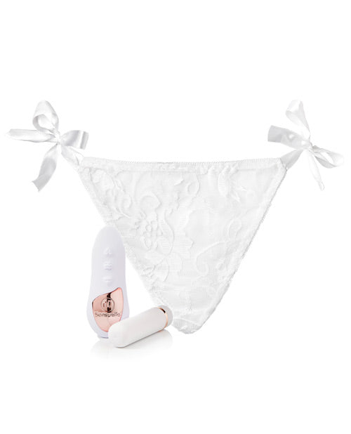 Sensuelle Limited Edition Pleasure Panty Vibe with Remote Control - White