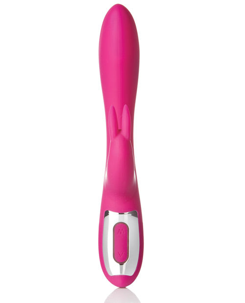 Nu Sensuelle Giselle Rechargeable Silicone G-Spot and Rabbit Vibrator - Magenta