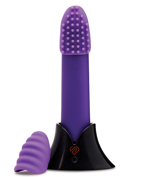 Nu Sensuelle Point Plus Rechargeable Silicone Bullet - Purple